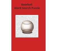 Baseball Word Search Puzzle Book: A Fun Themed Word Find 55 Word Puzzle Book For Adults, Seniors & Teens To Keep Brain Busy, Relaxing Large Print Word Search Paperback.