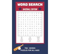 Baseball Word Search Puzzle Book: Baseball Themed Word Search Puzzle Book | 6x9 inches, 100 pages | 750+ Words | 50 Puzzles and Solutions | For Vacations, Holidays and Free Time.