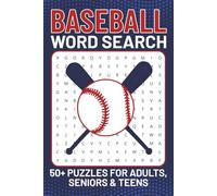 Baseball Word Search Puzzle Book for Adults, Seniors and Teens: Puzzle Searches for Baseball Fans, Parents, and Coaches | 6x9 Inches | 50+ Challenging Puzzles