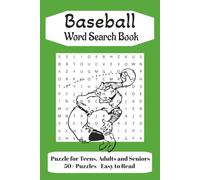Baseball Word Search Puzzle Book: Fun & Relaxing Word Finds About Players, Teams, and the Game | 6x9 inches, 110 pages | 50+ Puzzles - Perfect for Baseball Fans, Travel, and Downtime