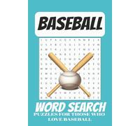 Baseball Word Search Puzzle Book: Word Search with Easy to Read Print about Baseball, Baseball Game, Baseball Fun and More - 6x9 inches, 110 pages - Gift for Vacation, Holiday and Free Times