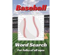 Baseball Word Search Puzzle Book: Word Search with Easy to Read Print about Baseball, Homeruns, Umpires and More | 6x9 inches, 110 pages | 50+ Puzzles ... Gift for Vacations, Holidays, and Free Times