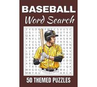 Baseball Word Search Puzzle Book: Word Searches with Easy to Read Print about Baseball | 50 Puzzles | 100 Pages | 6x9 Inches | Gift for Vacations, ... Free Times | For Seniors, Adults and Teens.