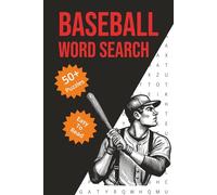 Baseball Word Search Puzzle Book: Word Searches with Easy to Read Print about Baseball, Baseball Equipment, Games, Tactics and More | 6x9 inches, 110 ... Gift for Vacations, Holidays and Free Times
