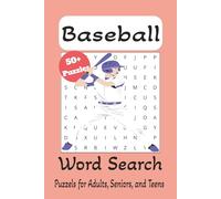 Baseball Word Search Puzzle Book: Word Searches with Easy to Read Print about Baseball, Baseball Food, Baseball Teams, and More; 6x9 inches, 110 ... Gift for Vacations, Holidays, and Free Times