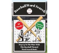 Baseball Word Search Puzzle Book: Word Searches with Easy-to-Read Print about Baseball, Baseball Games and more | 6x9 inches, 100 pages | 50 Puzzles … Gift for Vacations, Holidays, and Free Times