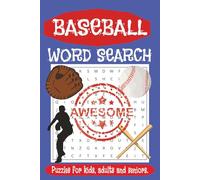 Baseball Word Search Puzzle Book: Word Searches With Easy to Read Print about Baseball, Baseball Games, Baseball Players and More | 6x9 inches, 110 ... Gift for Vacations, Holiday and Wait Times