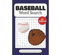 Baseball Word Search Puzzle Book: Word Searches with Easy to Read Print about Baseball, Baseball Games, Stadiums and More | 6x9 inches, 110 pages | ... Gifts for Vacations, Holidays, and Free Times