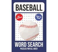 Baseball Word Search Puzzle Book: Word Searches with Easy to Read Print about Baseball, Baseball Teams, Baseball Players, and More | 6x9 Inches, 110 ... for Vacations, Holidays, and Anxiety Relief
