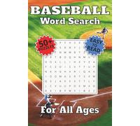 Baseball Word Search Puzzle Book: Word Searches with Easy to Read Print about Baseball, Matchdays, Sports and More | 6x9 inches, 110 pages | 50+ Puzzles ... Gift for Vacations, Holidays and Free Times
