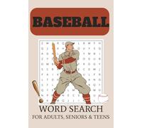 Baseball Word Search Puzzle Book: Word Searches with Easy to Read Print about Baseball, Sports Equipment, Teams and More | 6x9 inches, 110 pages | 50+ ... Gift for Vacations, Holidays and Free Times