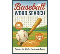 Baseball Word Search Puzzle Book: Word Searches with Easy to Read Print about Baseball, Sports, Games and More | 6x9 inches, 110 pages | 50+ Puzzles... Gift for Vacations, Holidays and Free Times