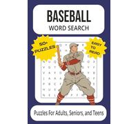 Baseball Word Search Puzzle Book: Word Searches With Easy to Read Print About Baseballs, Pitchers, Gloves, Baseball Bats and More | 6x9 Inches, 110 ... Gift for Vacations, Holidays and Free Time