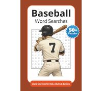 Baseball Word Search Puzzles: Easy to Read Print about Baseball, Ball Games, Sports and More | 6x9 inches, 110 pages | 50+ Puzzles ... Gift for Vacations, Holidays & Leisure