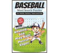 Baseball Word Search: Word Search Puzzles with Easy to Read Print about Baseball, Outdoors and More | 122 Pages, 50+ Puzzles ... Gift for Holidays, Vacations and Relaxation