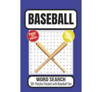 Baseball Word Search: Word Searches with Easy to Read Print about Baseball, Baseball Stadiums, Softball and More | 6x9 inches, 110 pages | 50+ Puzzles ... Gift for Vacations, Holidays and Free Times