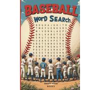 Baseball Word Search: Word Searches with Easy to Read Print about Baseball, Coaches, Players, and More | 6x9 inches, 110 pages | 50+ Puzzles... Gift for Vacations, Holiday and Free Times