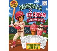 Baseball x Ice Cream Activity Book