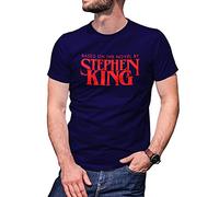 Based On The Novel by Stephen King Camiseta Azul Marino para Hombre Size L