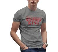 Based on The Novel by Stephen King Camiseta De Hombre Gris Size S