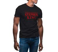 Based on The Novel by Stephen King Camiseta de Hombre Negra Size L