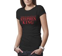 Based on The Novel by Stephen King Camiseta De Mujer Negra Size S