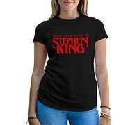 Based On The Novel by Stephen King Camiseta De Mujer Negra Size XL
