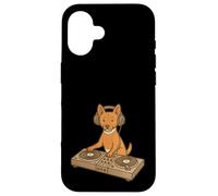 Basenji - Auriculares de música de Mesa para DJ Carcasa para iPhone 16
