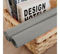 Bases Antideslizante 105 x 210 cm Multiusos de PVC, Reutilizable y sin Olores, Lavable, Cortable, Base Antideslizante para Alfombra/Estera de Agarre de Alfombras Paraa Salón, Gris