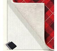 Bases Antideslizante 205 x 290 cm Multiusos de PVC, Lavable, Cortable, Reutilizable y sin Olores, Alfombra Antideslizante Suelo Adecuado para Parqué O Baldosas, Blanco