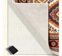 Bases Antideslizante 205 x 290 cm Multiusos de PVC, Lavable, Cortable, Reutilizable y sin Olores, Alfombra Antideslizante Multiusos Adecuado para Parqué O Baldosas, Blanco