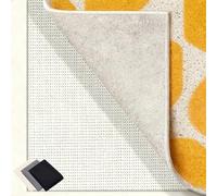 Bases Antideslizante 205 x 290 cm Multiusos de PVC, Lavable, Cortable, Reutilizable y sin Olores, Antideslizante Alfombras Alfombrilla Adecuado para Parqué O Baldosas, Blanco