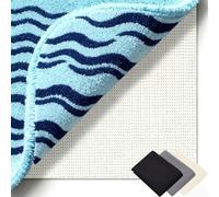 Bases Antideslizante 250 x 280 cm Multiusos de PVC, Lavable, Cortable, Reutilizable y sin Olores, Antideslizante Alfombras Alfombrilla Adecuado para Parqué O Baldosas, Blanco