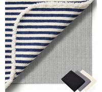 Bases Antideslizante 50 x 170 cm Multiusos de PVC, Lavable, Cortable, Reutilizable y sin Olores, Antideslizante Alfombras Alfombrilla Adecuado para Parqué O Baldosas, Gris marrón