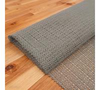 Bases Antideslizantes para Alfombras 105 x 130 cm Multiusos de PVC, Reutilizable y sin Olores, Lavable, Cortable, PVC Multiusos Base de Antideslizante/Antideslizantes Alfombras Paraa Salón, Gris