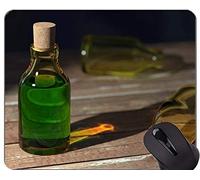 Bases de ADN Química Bioquímica Biotecnología Ciencia Gaming Mouse Pad, Botella Mouse Pad con Borde Cosido