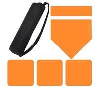 Bases de béisbol - Equipo de entrenamiento de béisbol | Juego de 5 piezas con goma para jarra, bases de campo impermeables | Equipo de entrenamiento de lanzamiento de goma para práctica de recreación