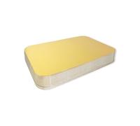 Bases de Cartón Metalizadas Oro 170x235 mm. para Loncheados (25 uds.)