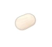 Bases para cestas portabranquias Base de cesta ganchillo ovalada madera maciza en blanco for tejer cestas bricolaje, manualidades, decoración del hogar(Color 1)