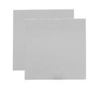 Bases para Tartas Cuadradas 25x25 cm | Pack de 10 Plata | Grosor 1 mm | Soporte Expositor en Cartón para Bizcochos, Pasteles y Dulces | Color Plateado