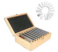 Bases paralelas Juego de 18 almohadillas de fresado CNC de bloque de calibre paralelo de 100 x 4 mm fabricadas en acero de aleación