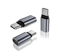Basesailor Adaptador Extensión USB Tipo C 3Pack,PD 100W USBC 3.1 Gen2 Convertidor Extensor Hembra a Macho,Conector Thunderbolt 3 para iPhone 16,Mac,iPad 10,Otterbox,Air 4,Galaxy S25 S24 Ultra,A55
