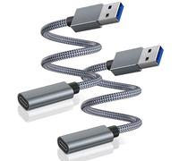 Basesailor Adaptador USB 3.0 a USB C 0.2M,Convertidor Tipo C Hembra A Macho