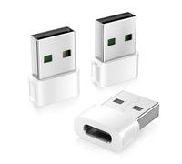 Basesailor Adaptador USB a Tipo C para iPhone 17 16 3Pack,Convertidor Coche USB C Hembra A Macho Cable Cargador USBC para Apple Air 16e 15 Pro MAX,iWatch 11,AirPods Pro 3,iPad Mini,Samsung Galaxy S25
