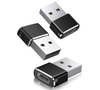 Basesailor Adaptador USB a USB C 3-Pack,USB C Hembra a USB Macho Conversor Cable Cargador OTG Tipo C para iPhone 16 15 14 13,Apple Watch 9,iPad Air 5 Mini 6 7,CarPlay,Samsung Galaxy S22 S23 S24 Ultra