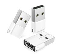 Basesailor Adaptador USB a USB C,Convertidor Tipo C Hembra a USB A,Blanco