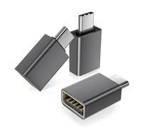 Basesailor Adaptador USB C a USB 3Pack,Convertidor USBC Macho a USBA 3.0 Hembra,Thunderbolt 3 Tipo C OTG para Apple MacBook Pro Air,iPhone 17 16 16e 15,iPad,Microsoft Surface,Samsung Galaxy S25 S24