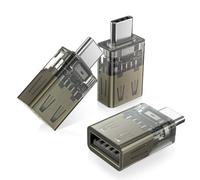 Basesailor Adaptador USB C a USB 3Pack,Tipo C Macho a USBA 3.2 Hembra OTG | Convertidor USBC Thunderbolt 5 4 3 para MacBook Pro Air,iPhone Duo 18 17 17e 16 Max,iPad,Microsoft Surface,Samsung Galaxy S26