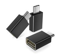 Basesailor Adaptador USB C a USB 3Pack,Tipo C Macho a USBA 3.2 Hembra OTG | Convertidor USBC Thunderbolt 5 4 3 para MacBook Pro Air,iPhone Duo 18 17 17e 16 Max,iPad,Microsoft Surface,Samsung Galaxy S26