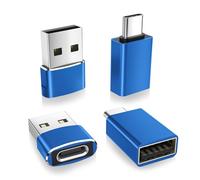 Basesailor Adaptador USB C a USB&Tipo C Macho a USB A 3.0 Hembra con OTG 4Pack,Thunderbolt 4 Conversor Cable Cargador para iPhone 17 16 15 14 13 12,iPad Air Mini,Galaxy S22 S23 S24 Ultra,Z Fold Flip 5